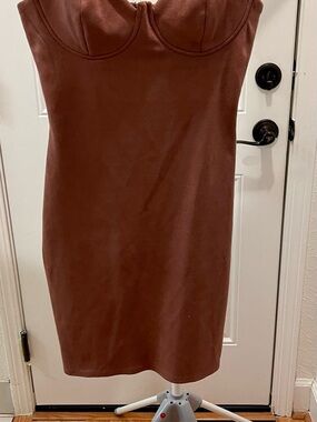 Charlotte Russe Brown Spaghetti Strap Dress